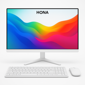 All in One HONA Branco core i5 RAM 8GB SSD 500GB 23 POLEGADAS